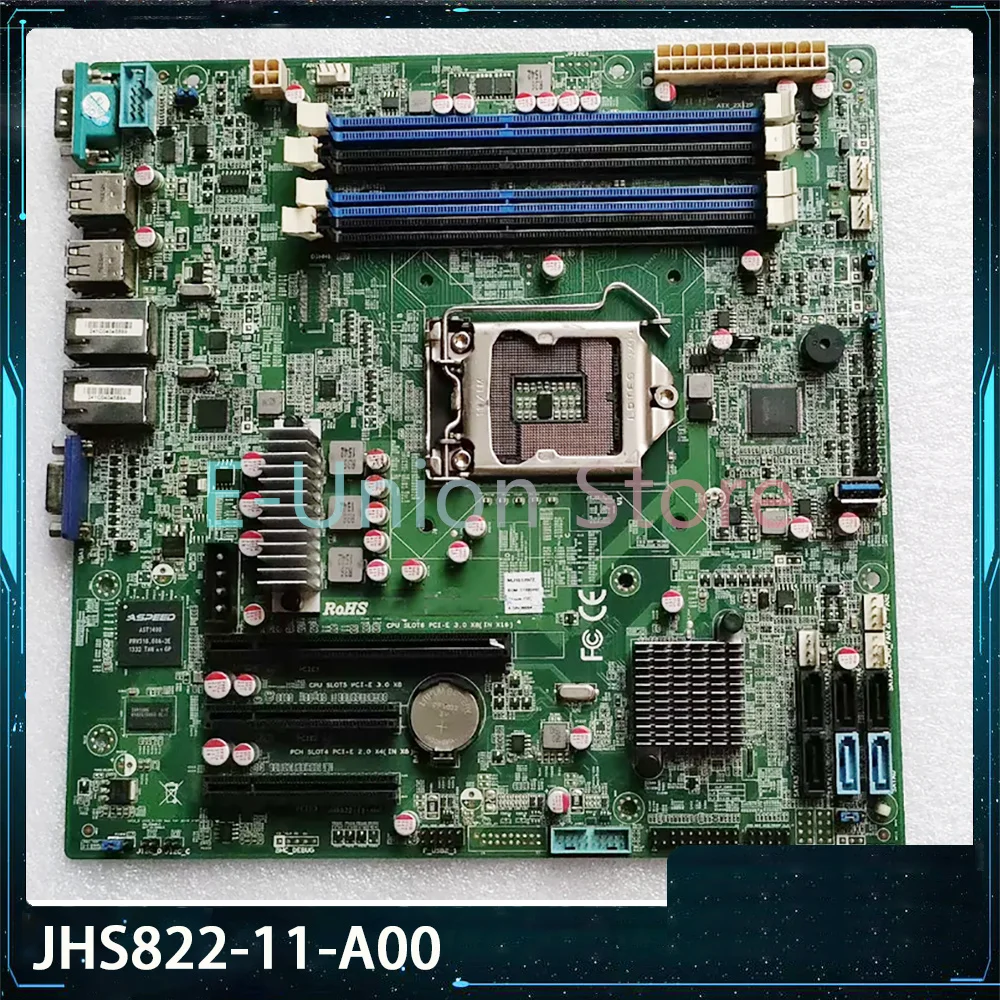 JHS822-11-A00 6×SATA Ports 1150 Pin Dual Network Ports Server Motherboard