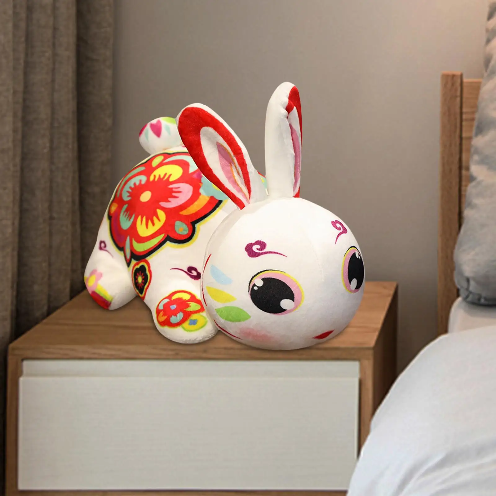 

Rabbit Doll Collection Gift Plush Animal Doll for Birthday Sofa Bedroom