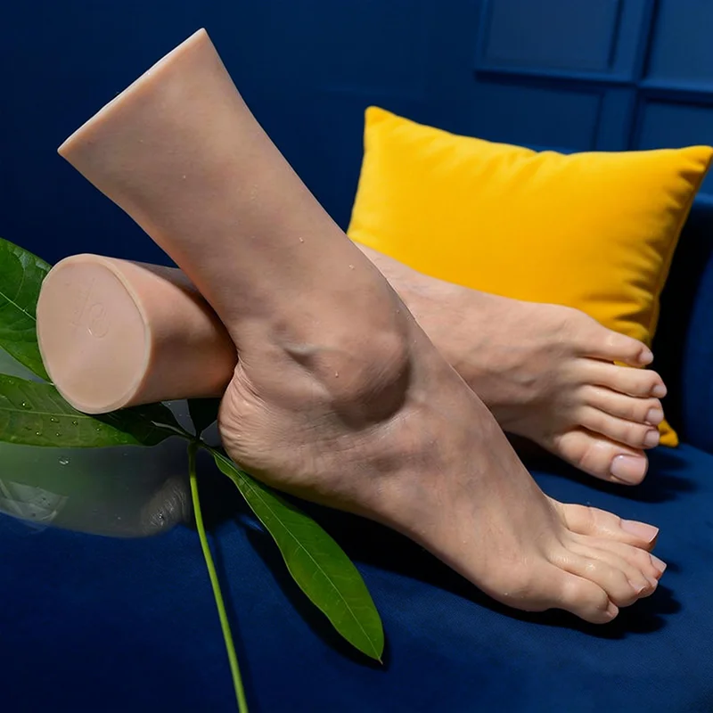 

Модель стопы для симуляции реалистичной стопы, обратная гибка, модель ноги для демонстрации чулок, реквизит для фотосъемки, медицинская анатомическая модель, искусственная стопа для фетиша Z39-10
