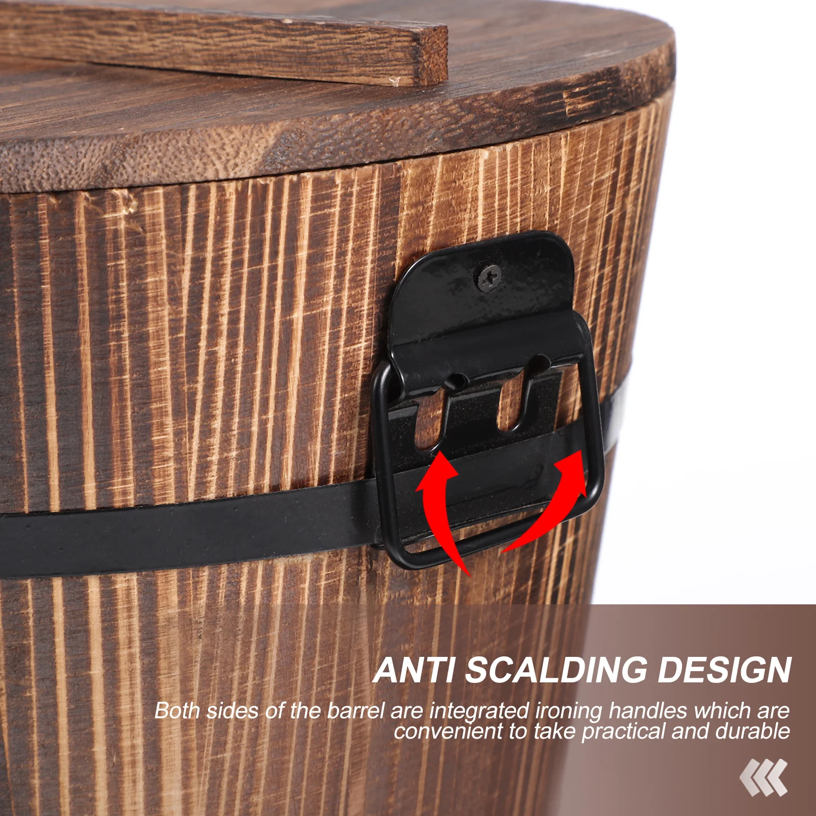 

1Pcs Food Storage Basket Round Lid Handle Multipurpose for Home Party Restaurant Kitchen Storage Basket Home Container