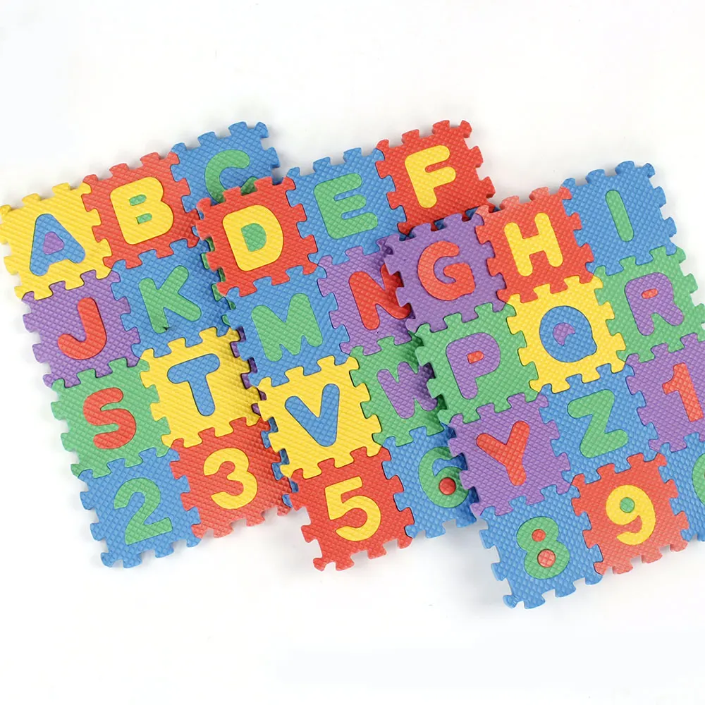 Educational Toy Non-toxic Durable Colorful Educational Fun Numbers And Colors Learning Mat Thick Foam Puzzle Mat Puzzle Mat Soft