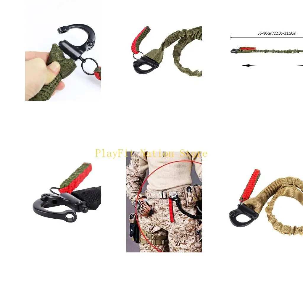 

242F эластичный уличный тактический страховочный ремешок, выдвижной удерживающий ремень, быстросъемный безопасный ремень,