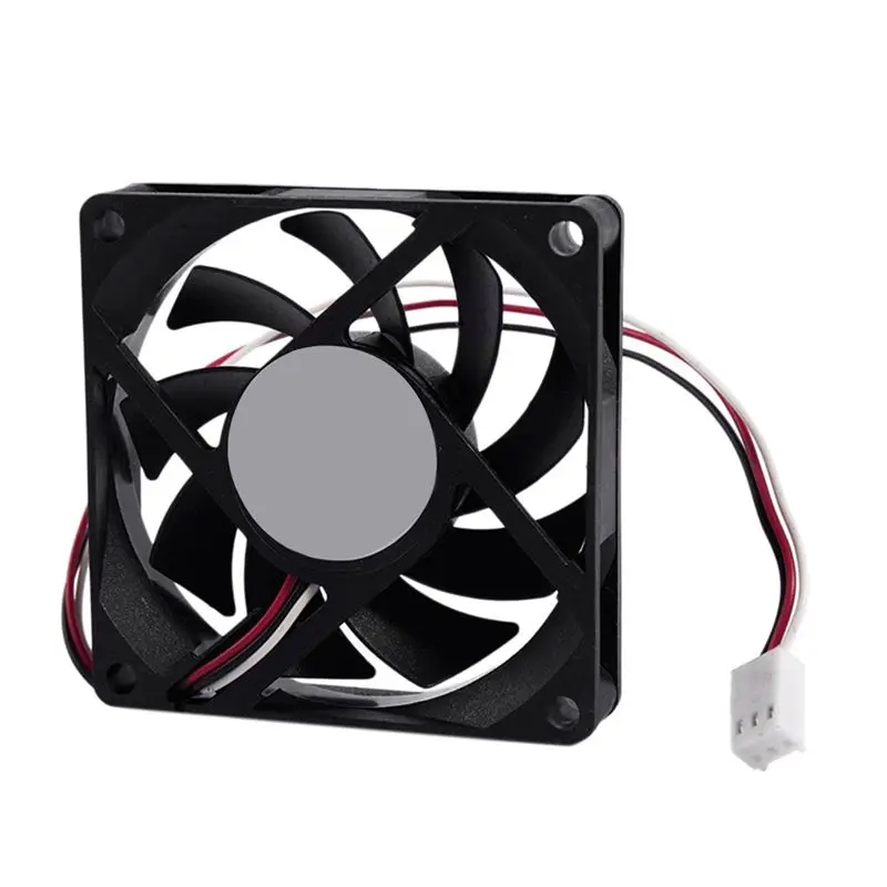 N86R Computer Case Cooler Fan 3PIN 12V 7CM 70MM PC CPU Cooling Cooler Fan