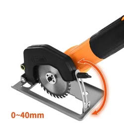 Angle Grinder Converter To Cutting Woodworking Machine Electric Circular Saw Bracket Base 0-45° Adjustable Base Bracket Parts