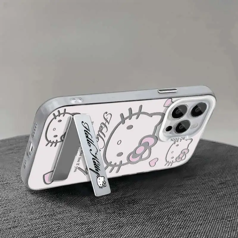 Hello Kitty حافظة هاتف مع حامل قوس ، مقاوم للصدأ ، لطيف ، Y2K ، A55 ، A54 ، 5G ، A15 ، A34 ، S24 ، S23 Ultra ، S20 FE ، S21 ، S22 Plus #5