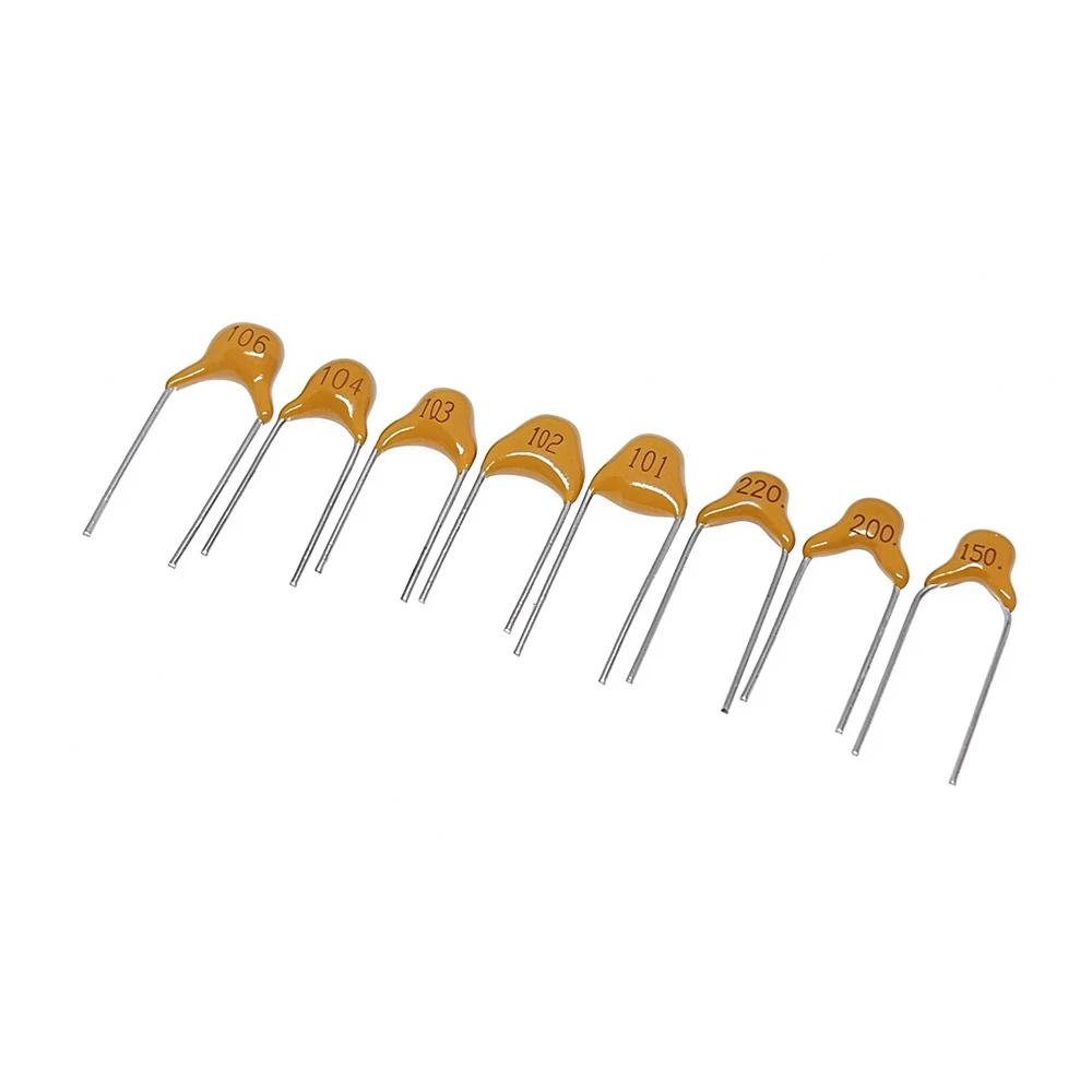 1000PCS 50V Monolithic Ceramic Capacitor 10PF 15PF 20PF 22PF 30PF 33PF 47PF 100PF 150PF 220PF 330PF 470PF Pitch 5.08mm