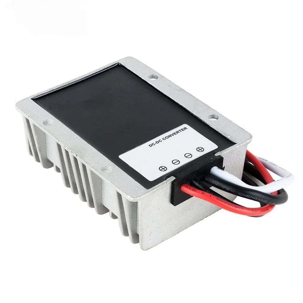 Step Up Down DC-DC Converter 24V 15A Output 9V-40V Input Voltage Range IP67 Rated Waterproof Voltage Regulator