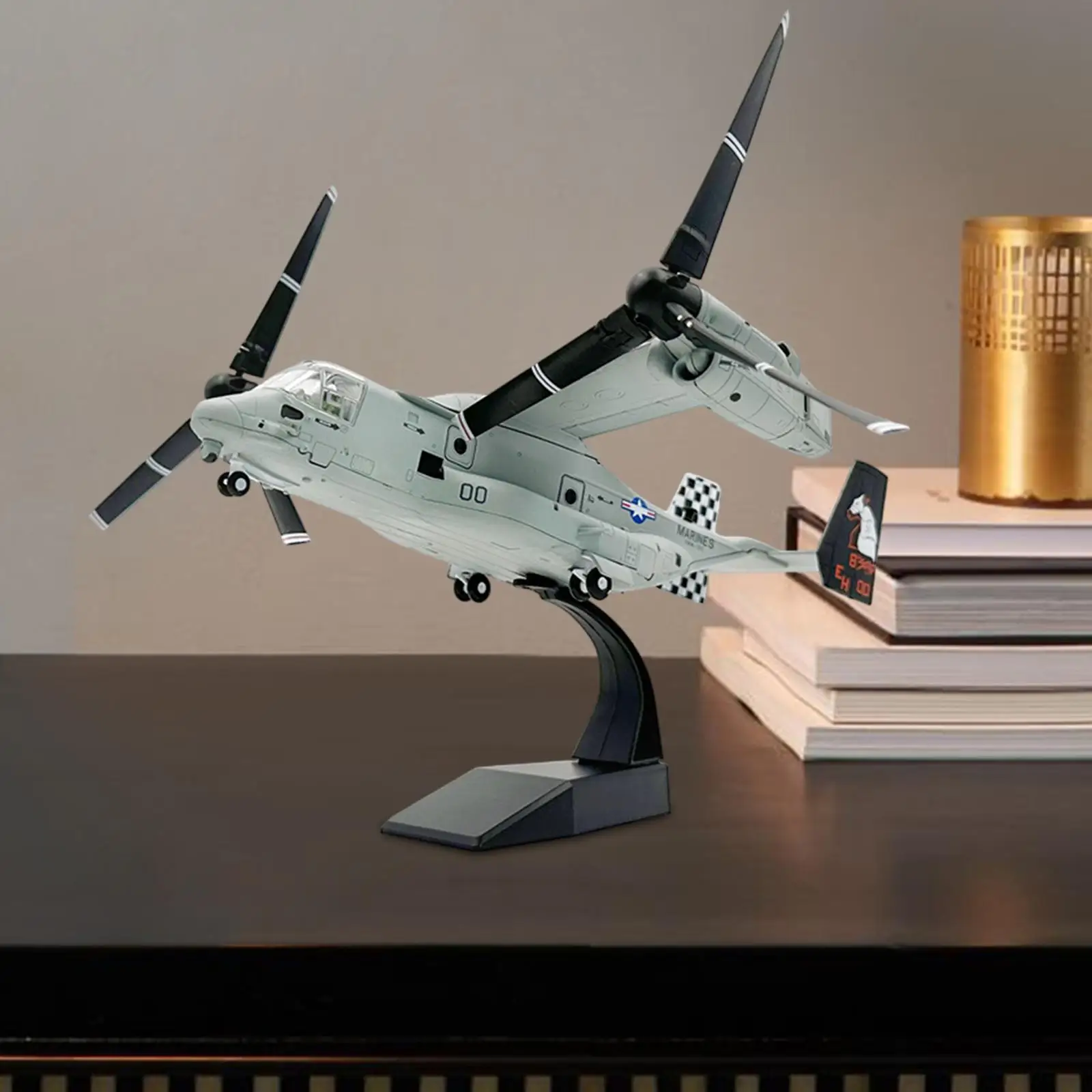 

1/72 Helicopter Model Birthday Gift Tabletop Decor for Shelf