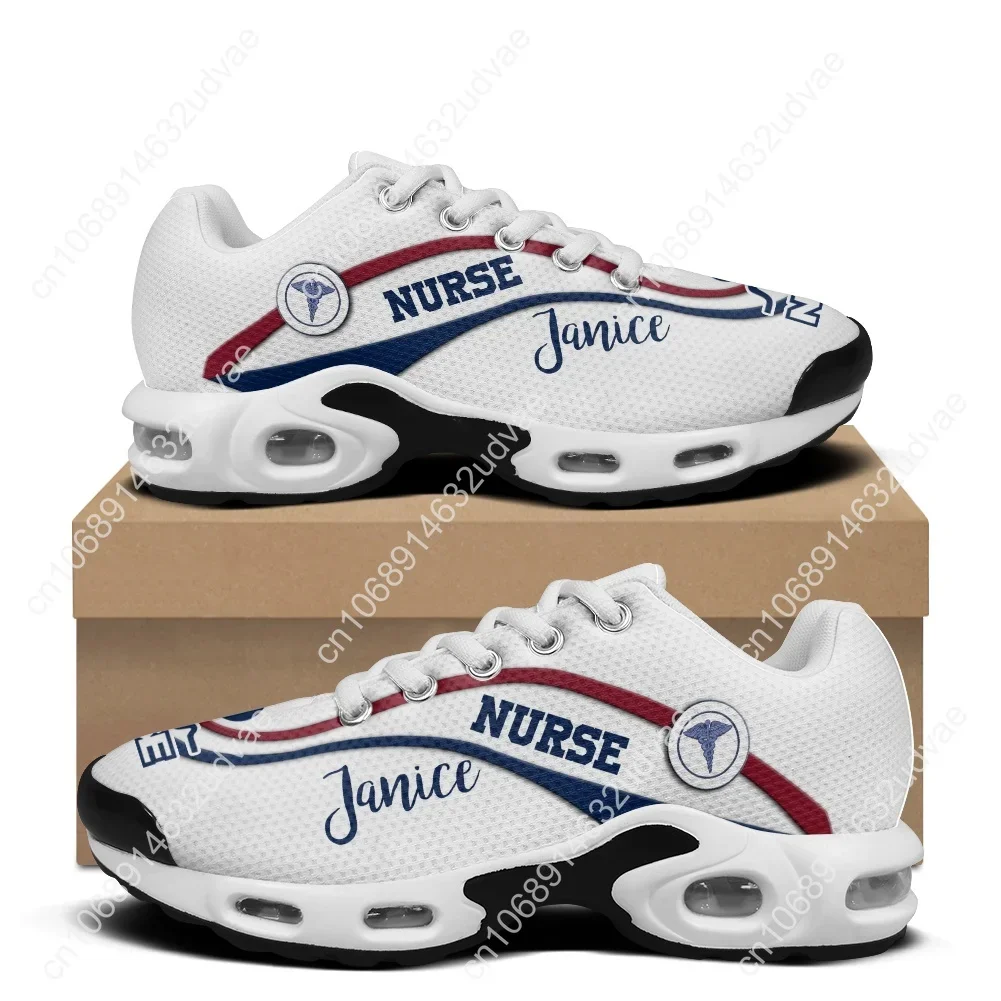 Nurse Nurseing Retirement Gifts Air Cushion Sneakers Mens Womens Teenager Sports Shoes High Quality Custom Mesh Sneaker