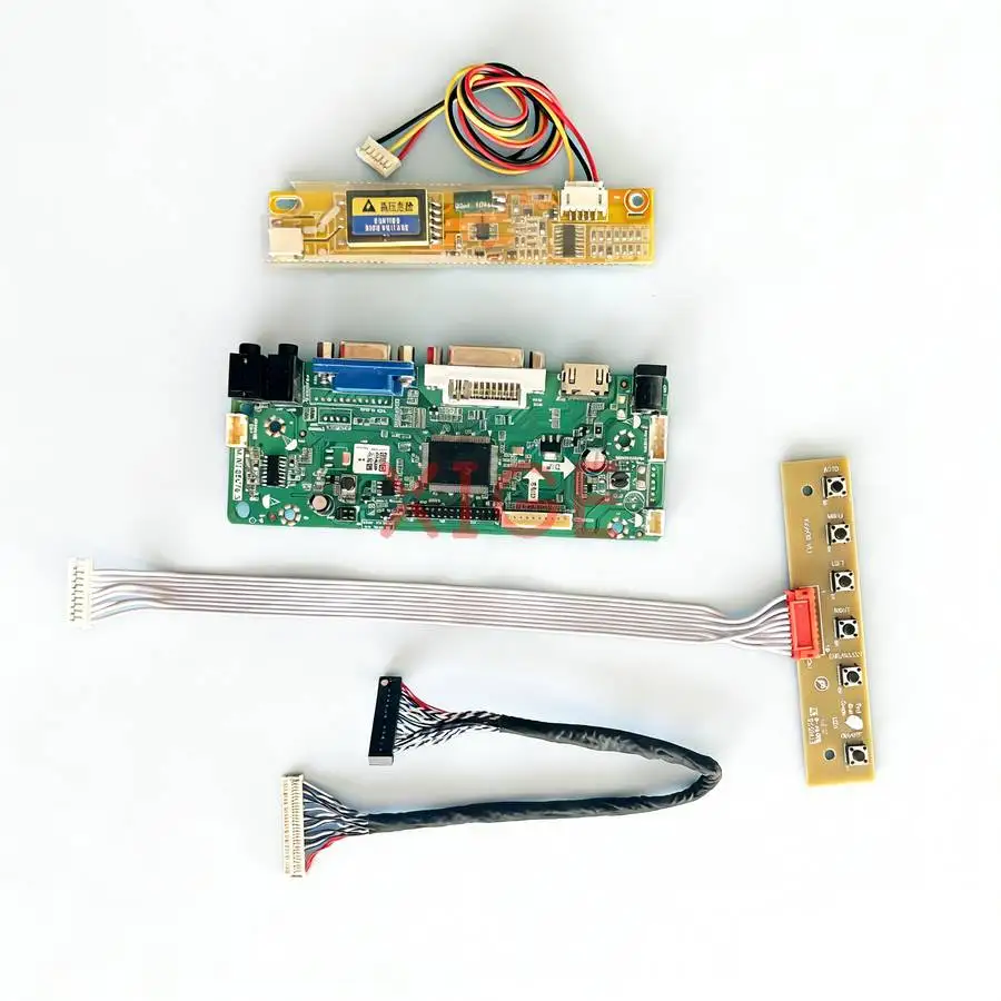 

Плата контроллера экрана для HT141WX1 HT141WXB LTN141W3 LTN141W1 VGA DVI HDMI 1280*800 1-CCFL 1280x800 30-контактный LVDS комплект DIY