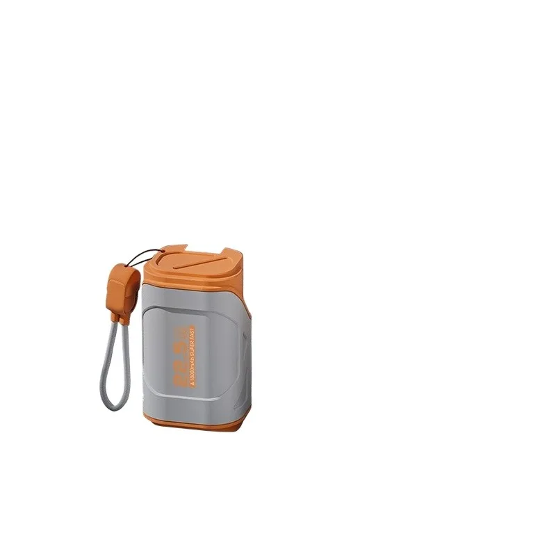 New PD22.5W 10000MAh New AC Plug Power Bank Portable with Its Own Cable Compact Portable Creative Mobile Power Supply