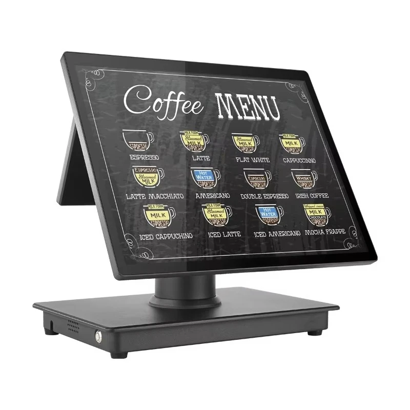 Fanless Silent Pos Terminal Detachable Client Screen Pos 15'' Screen Cash Register