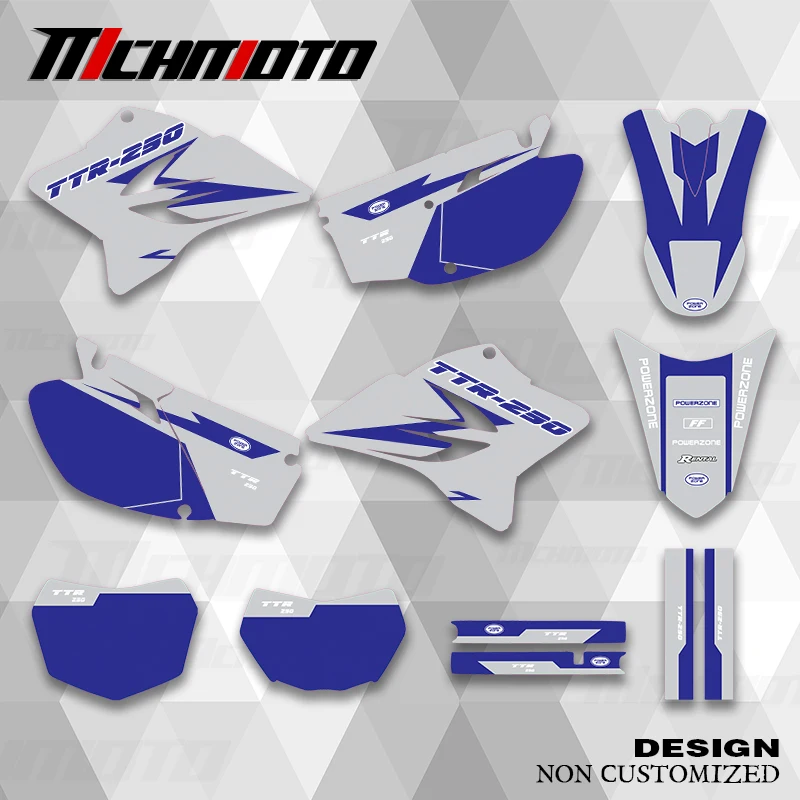 

MCHMFG новый стиль графические наклейки комплект наклеек для YAMAHA 2005 2006 2007 2008 2009 2010-2018 TTR230