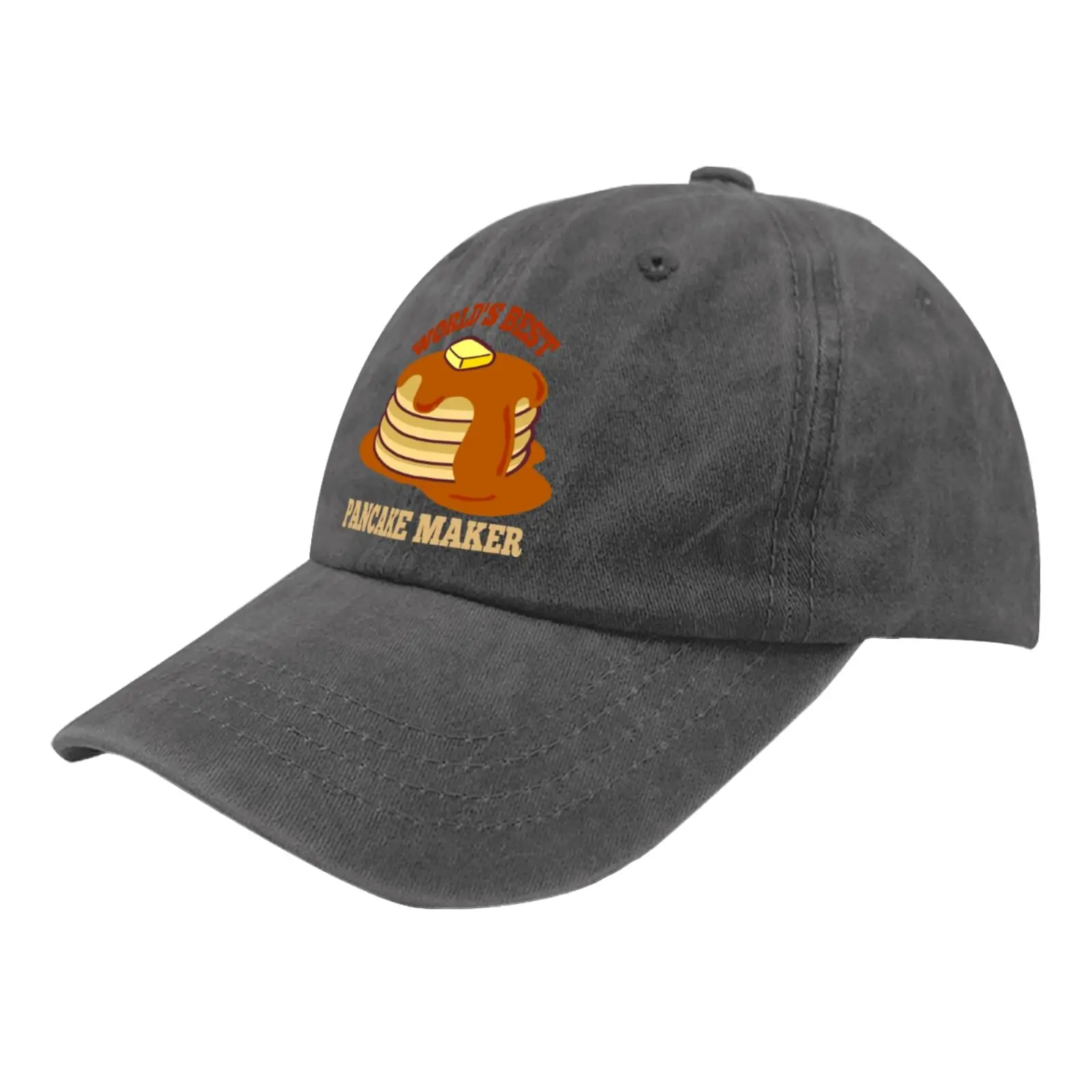 World's Best Pancake Maker Pancakes Breakfast Food Cake Trucker Hat Women’s Hat Pigment Black Mens Woman Golf Hat Gifts