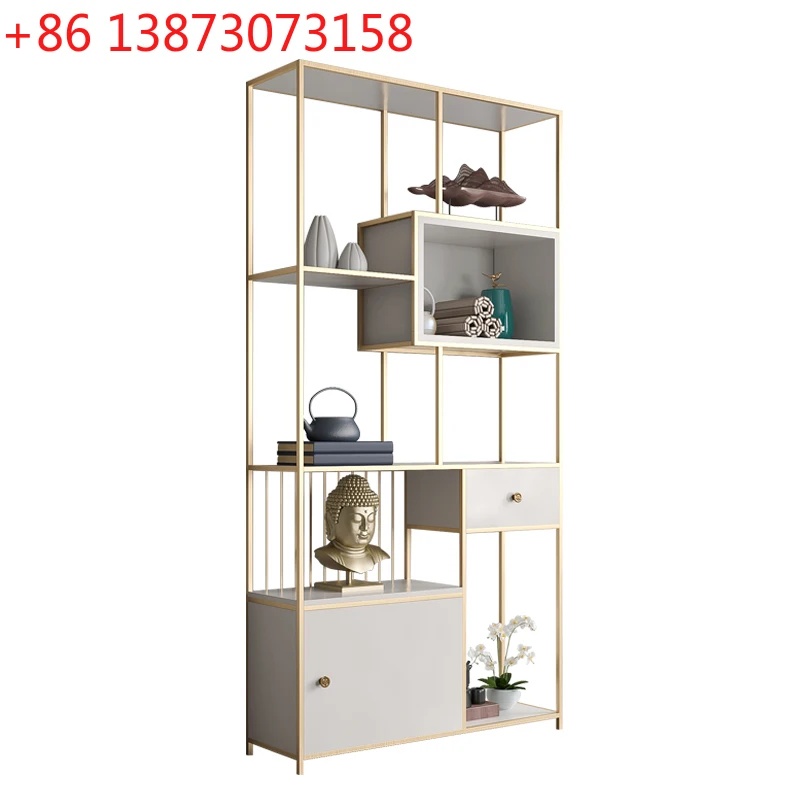 

Floor-to-ceiling display flower stand bedroom office bookshelf living room entrance screen