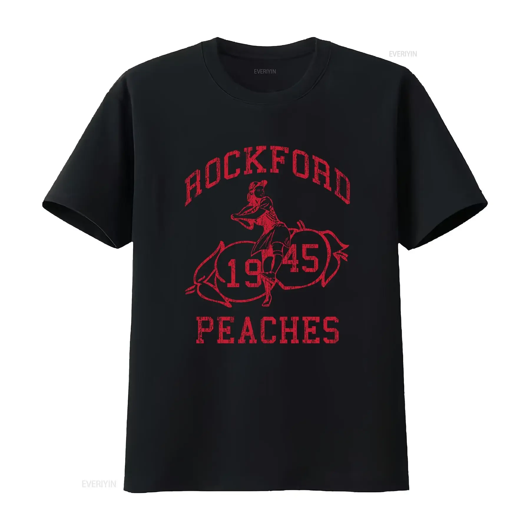 Rockford Peaches Baseball Team 1945 T shirt Fun womens major league comedy movie costume uniform gift XS 5X  vintage Washed