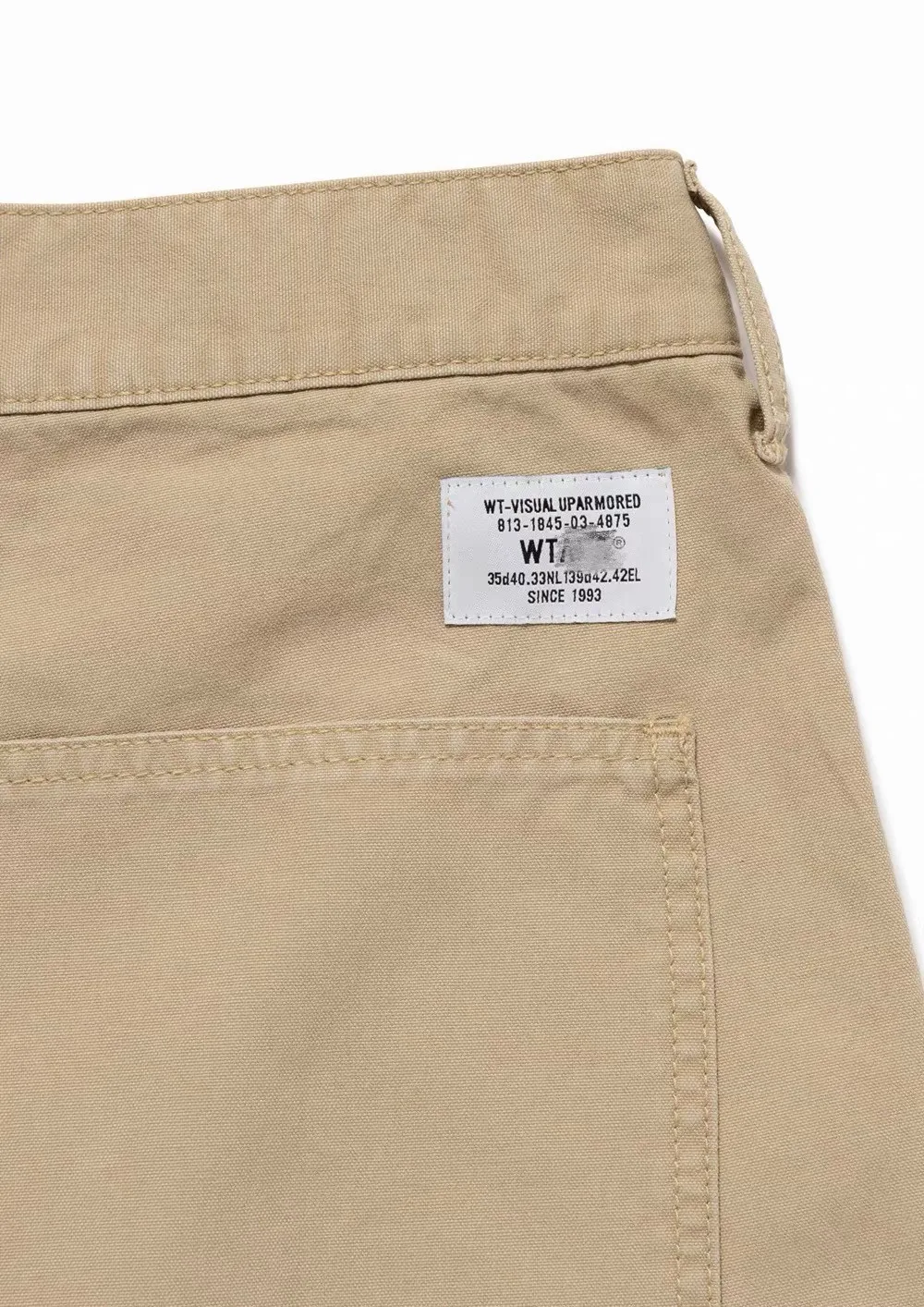 WTAPS 26SS Men's Washed Vintage Workwear Shorts Embroidered Loose Fit Casual Japanese Streetwear Short Pants