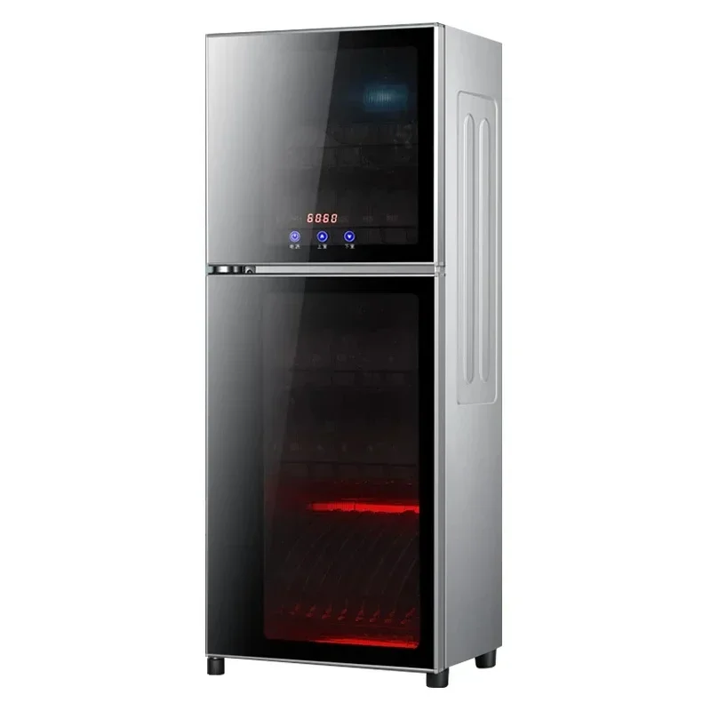 

High Temperature Disinfection Cabinet Household free-standing Double Door Stainless Steel Tableware Cleaning Cabinet Kitchen