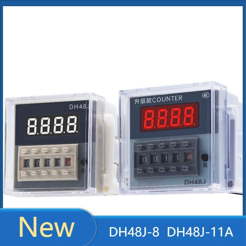 

DH48J-8 Counter Digital Display Relay Electronic Industry Preset DH48J-11A High-precision Power-off Memory