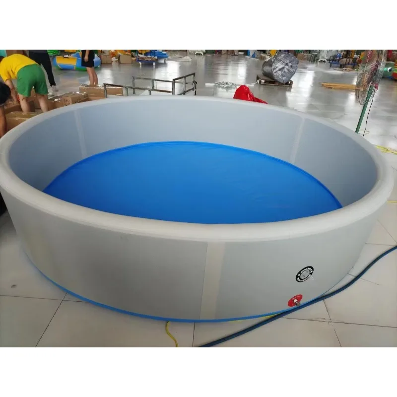 Customization fashion inflatable swimming pool drop stitch fabric multiple air technology outdoor inflatable pool