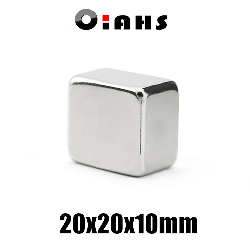 

1pcs 20x20x10mm Super Powerful Strong Rare Earth Block NdFeB Magnet Neodymium N35 Magnets 20*20*10mm