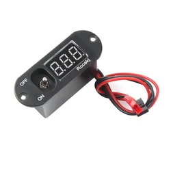 1Pc Two in one 5A UBEC digital display switch voltage 4-13V current 0-5A For RC Model