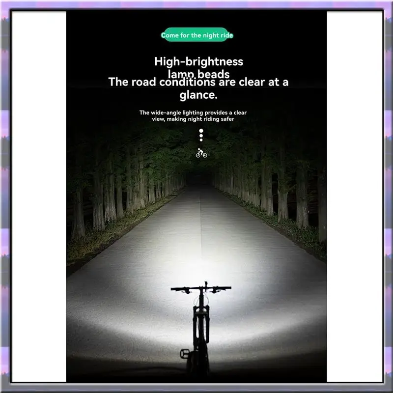 Hot Sale Cycling Lights Bicycle Headlights With High And Low  Switch 800 Lumens USB-C Charging For Cyclists And Commuters