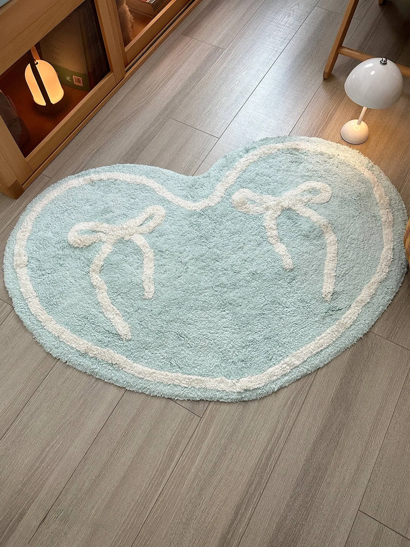 Original  Knot Pure Cotton Rug Children's Room Carpet Girls Heart Bedroom Bedside Blanket Wardrobe Mat Machine Washable