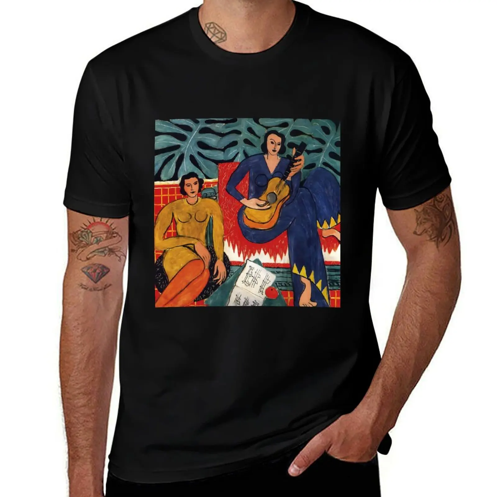 

The music by Henri Matisse 1939 T-Shirt tees tops for a boy mens graphic t-shirts anime