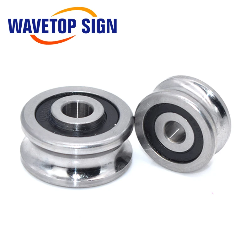 SignkoRay 5Pcs SG10 SG15 SG20 SG25 U Deep Groove Ball Bearings Double Row Miniature Pulley Steel Transmission Eccentric Wheel