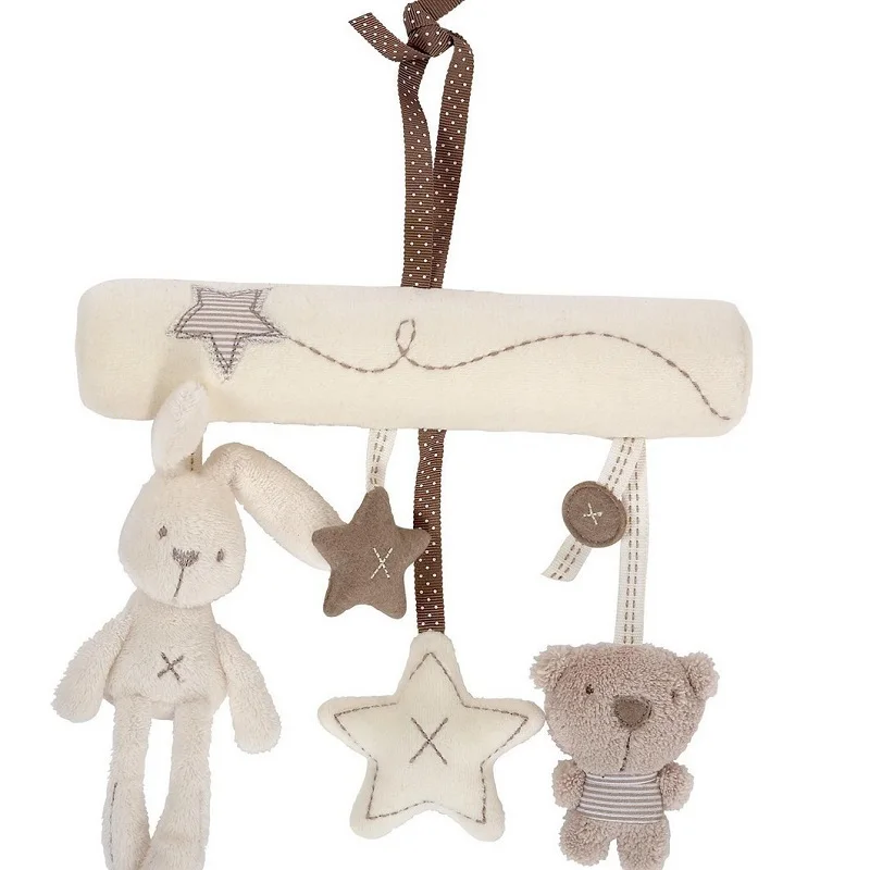 Poussette pour bébé, jouet suspendu, berceau Mobile, hochet Animal Musical, siège de voiture de voya