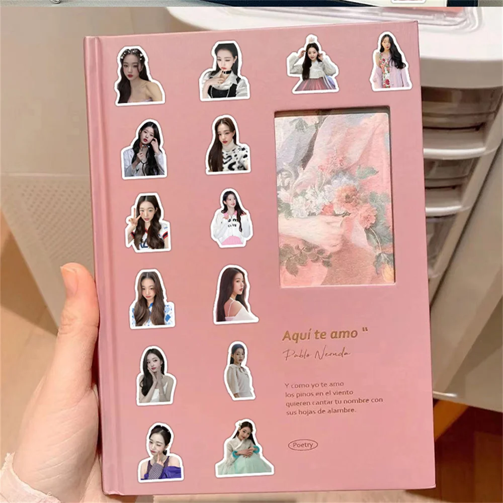 KPOP WonYoung Sticker 60pcs/99pcs Notebook Stationery DIY Graffiti Sticker INS Cute Korean Style Self-adhesive Decal Fans Gift