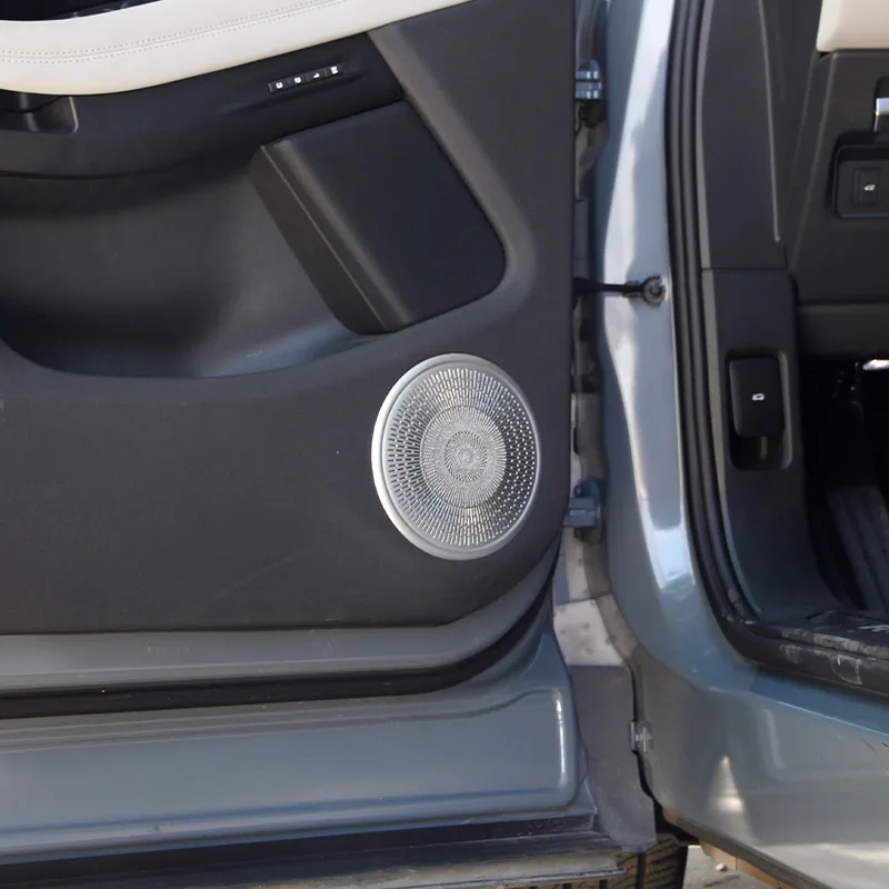 For Land Rover Range Rover Evoque 2019 2020 Aluminum Alloy Chrome Door Speaker Tweeter Sound Cover Trim Ring Car Accessories - view 5
