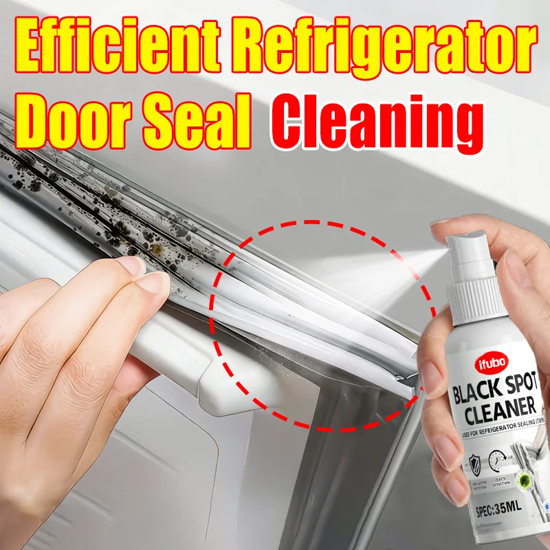 IFUBO Black Spot Cleaner 35ML- Powerful Stain Remover for Fridge Seals, Washing Machine Gaskets & Home Gaps, Obvious Results