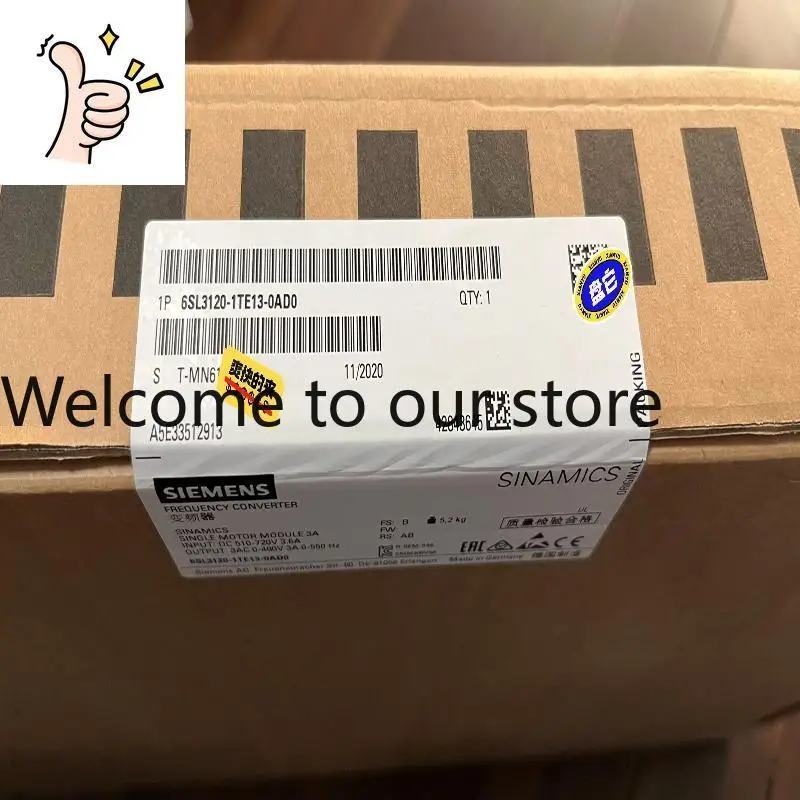

6SL3120-1TE13-0AD0, Оригинал