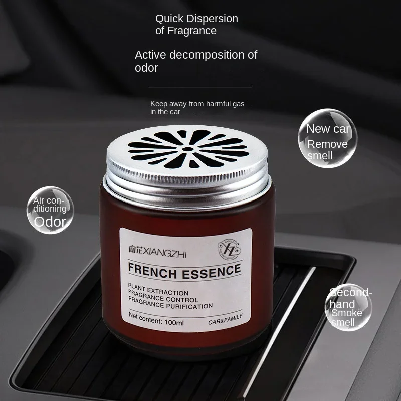 Car Aromatherapy Cream for High end Car Ornaments Odor Removal Aromatherapy Long lasting Fragrance Solid Aromatherapy Cream