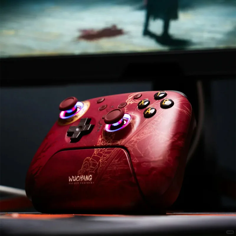 WUCHANG: Fallen Feathers Gamepad TMR Joystick Automatic Start Stop Charging Base RGB Hall Linear Trigger Touch Trigger PC Steam