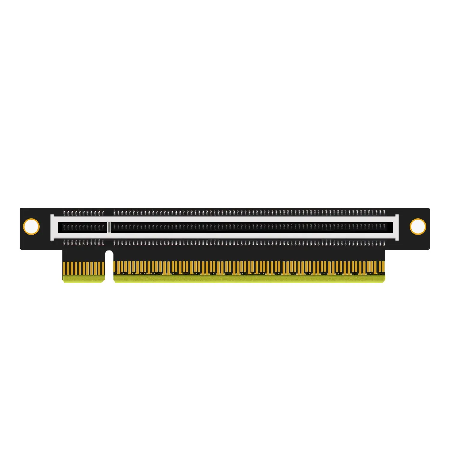 PCIe 5.0 X16 Riser Adapter Card, Left Angle and Low-Profile for 1U/2U Server Installation