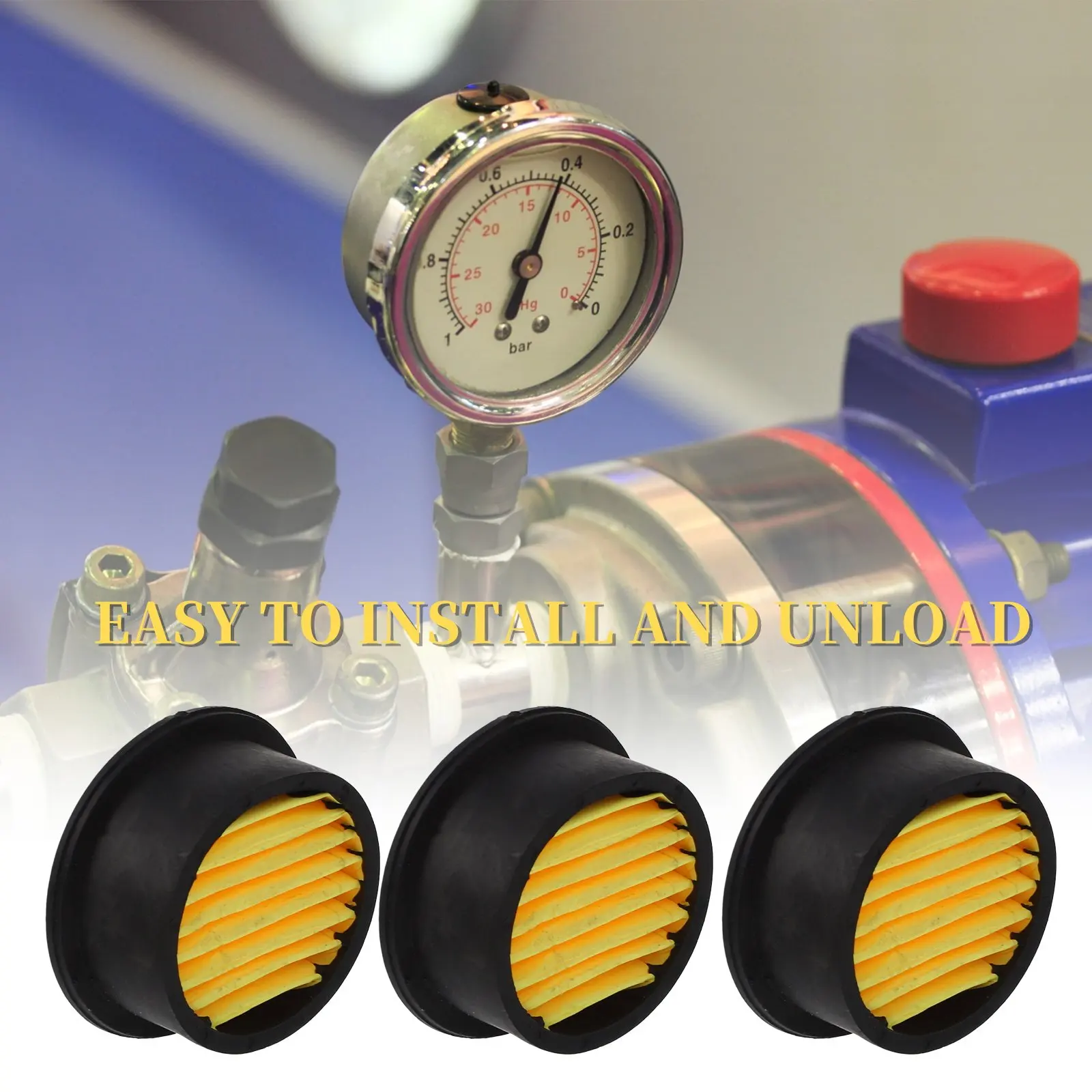 10pcs Air Compressor Intake Filter Elements For Air Compressor Replacement Filter Elements Air Intake Filter Element Accessories