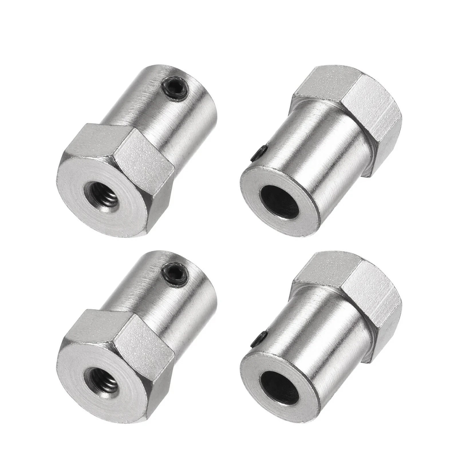 2mm 3mm 3.17mm 4mm 5mm 6mm 7mm 8mm Iron Hexagon Coupler Electroplating Coupler Hex Adapter For Rc Boat Car Spare Parts