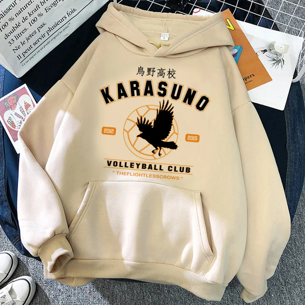 Haikyuu hoodie funny youthful kawaii graphic pattern girl hoddie comfortable elegant streetwear youthful