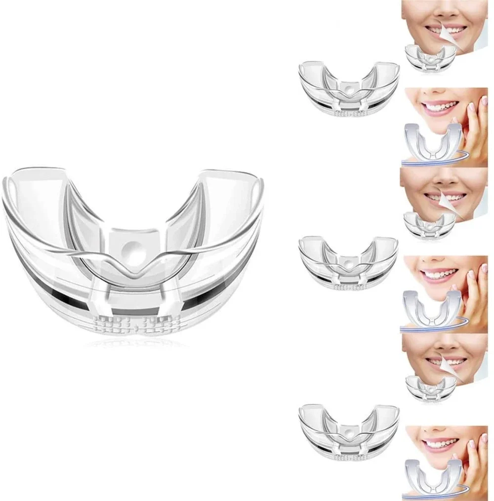 Sdottor 3 stadi dente in Silicone Set ortodontico invisibile apparecchio dentale fermo per denti paradenti bretelle vassoio per denti dente Ca