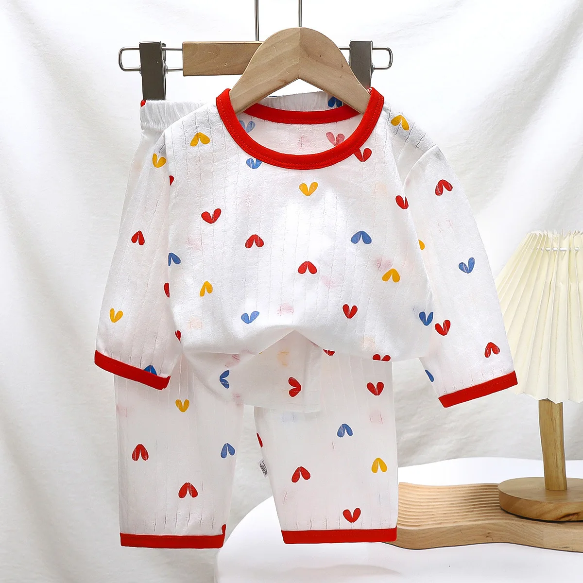 Baby Pajamas Sets Cotton Child Pajamas Toddler Long Sleeve Baby Nightwear Pyjamas Kids Cartoon Homewear Clothes Cartoon Homewear