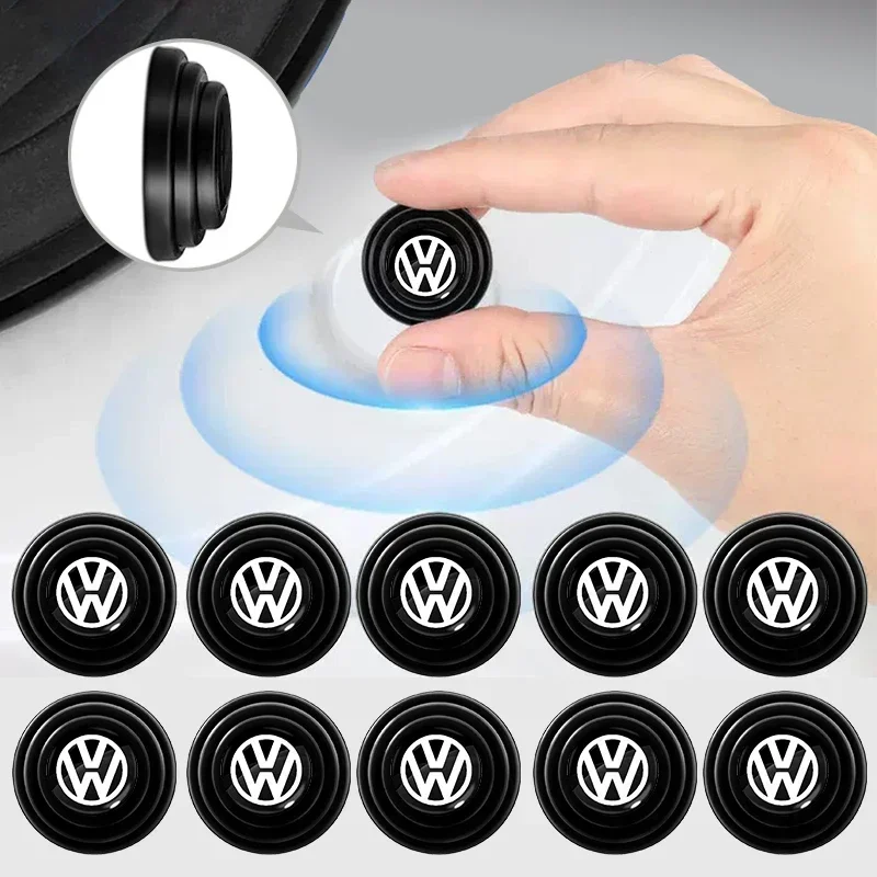 

4pcs Car Door Shockproof Pad Anti-collision Silicone Sticker For Volkswagen VW Passat Golf 4 5 6 Tiguan Polo Scirocco Jetta CC