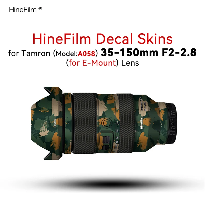 

Hinefilm Skin для tamron 35 150 sony наклейка на рассеиватель для Tamron 35-150 мм F2-2.8 Di III VXD A058 Lens Skin 35150 защитная пленка