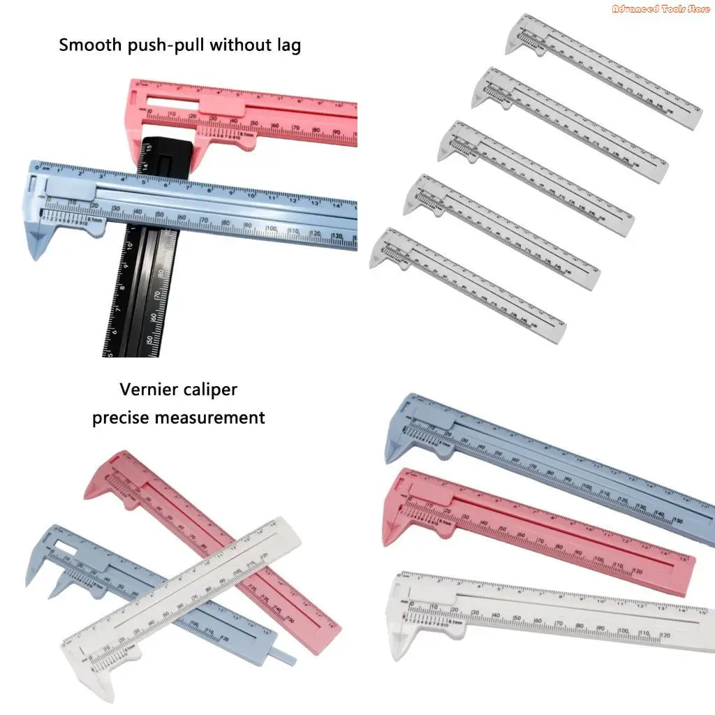 Measuring Tool for Student Vernier Caliper 0-150mm 0-180mm Double Scale Micrometer for Thickness Diameter Measurement W91B