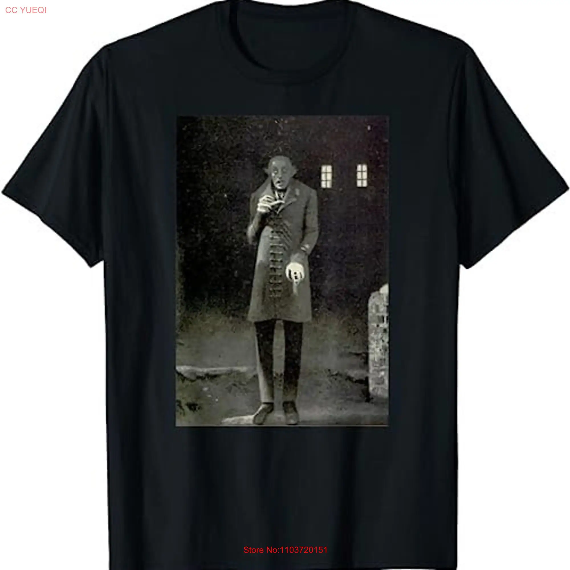 Ужасный фильм Монстр Хэллоуин счет Орлок вампир носерату 1 Футболка пот 29953 длинные или Короткие рукава