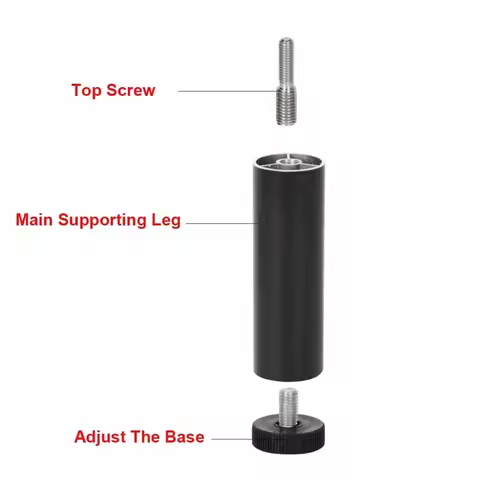 M6 Furniture Height Increasing Foot Pads Washing Machines Refrigerators Shock-Absorbing Adjustable Support Legs - Image 5