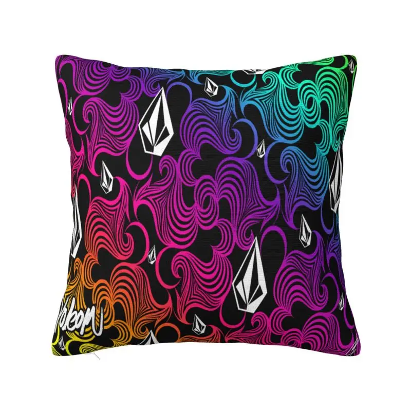 Custom Volcoms Skate Diamond Stone Pattern Throw Pillow Covers Cushions Cover Square Pillowcase