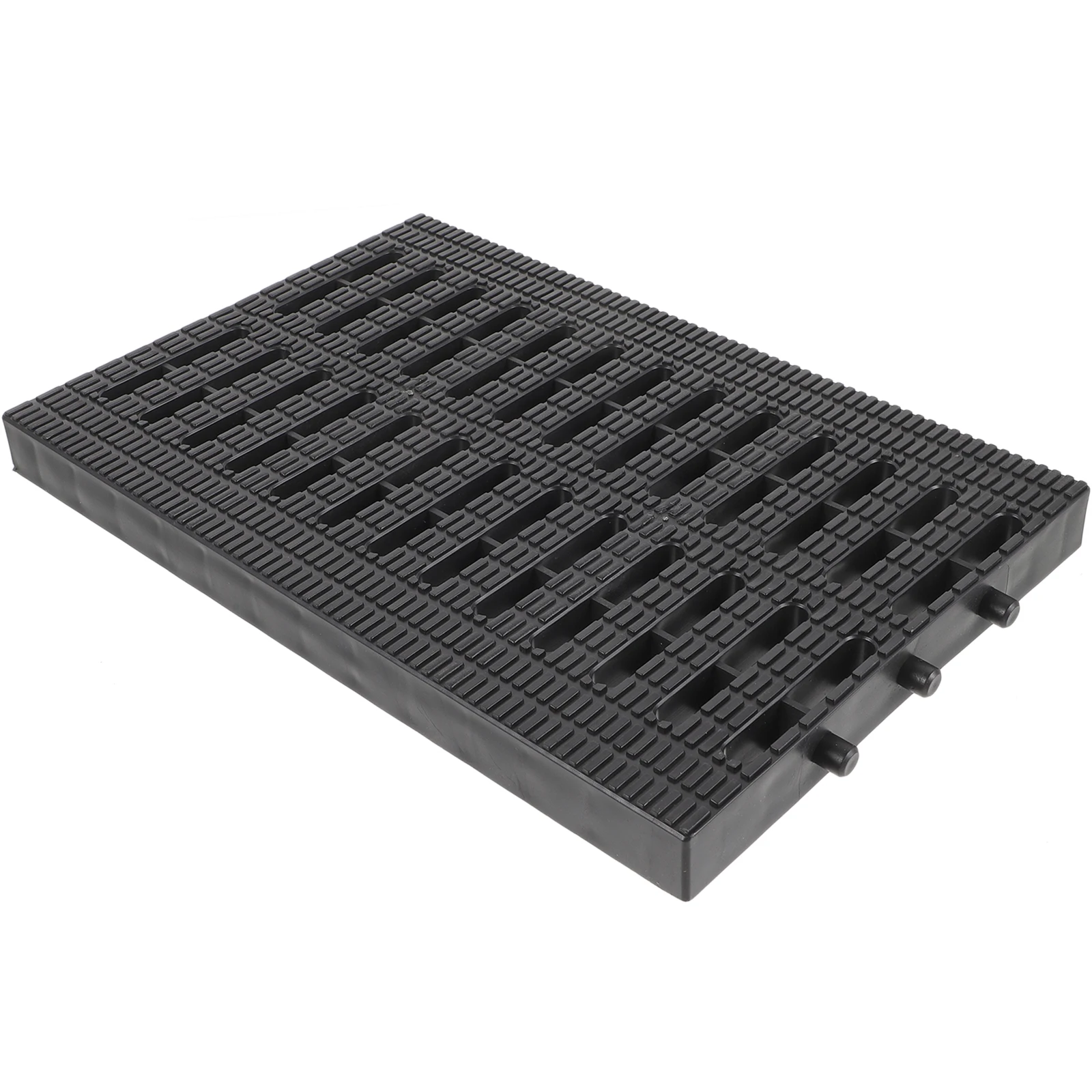 

Plastic Drainage Grate 20x30x2.5cm Black Kitchen Trench Cover High Hardness Long Service Life Easy Maintenance Practical Garage